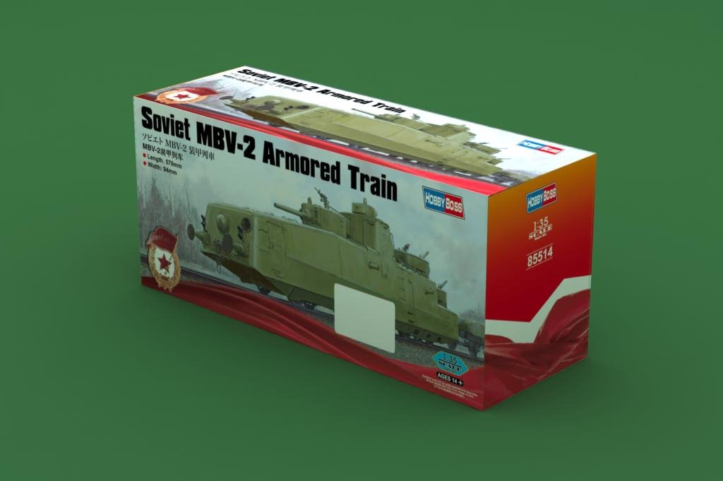 Hobby Boss 85514 Soviet MBV-2 Armored Train 1/35 – zdjęcie 2