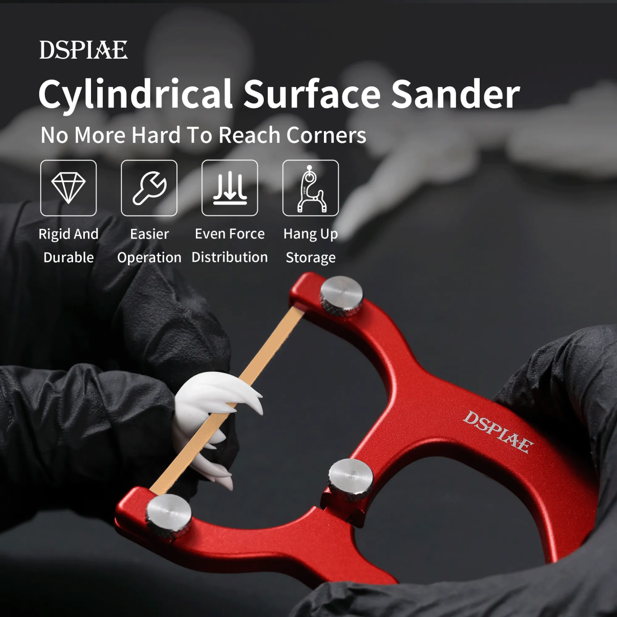 DSPIAE AT-CSS Cylindrical Surface Sander / Uchwyt na papier ścierny – Bild 3