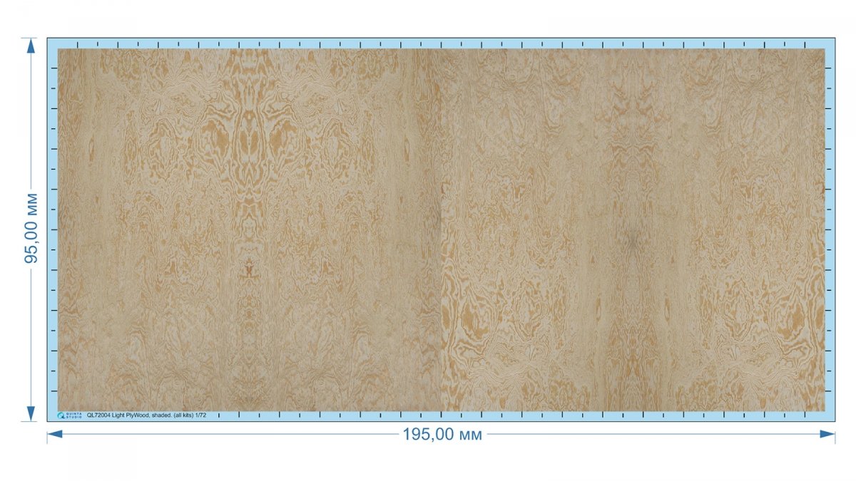 Quinta Studio QL72004 Light plywood, shaded 1/72 – imagen 11