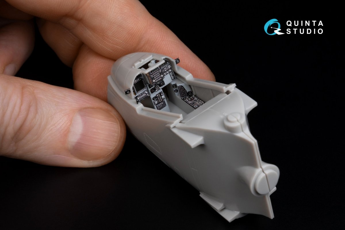 Quinta Studio QD48305 AV-8B Early 3D-Printed &amp;amp; coloured Interior on decal paper (Hasegawa) 1/48 – imagen 11