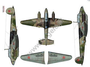 Kagero 7070 The Soviet Light Bomber Petlyakov Pe-2 EN/PL – image 2