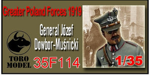 ToRo Model 35F114 Wojska Wielkopolskie 1919 - Gen. Józef Dwobor-Muśnicki / Greater Poland Forces 1919 General Józef Dowbor-Muśnicki Commander-in-chief of Greater Poland Forces 1/35 – imagen 2