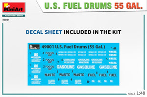 MiniArt 49001 US FUEL DRUMS 55 GAL. 1/48 – image 2