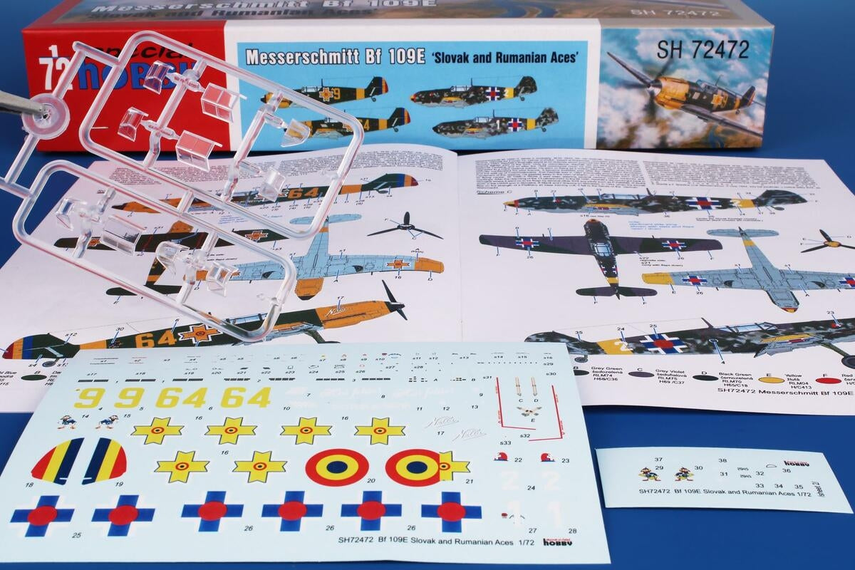 Special Hobby 72472 Messerschmitt Bf 109E ‘Slovak and Rumanian Aces’ 1/72 – zdjęcie 7