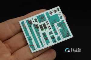 Quinta Studio QD32121 MiG-21UM 3D-Printed &amp;amp; coloured Interior on decal paper (Trumpeter) 1/32 – imagen 11