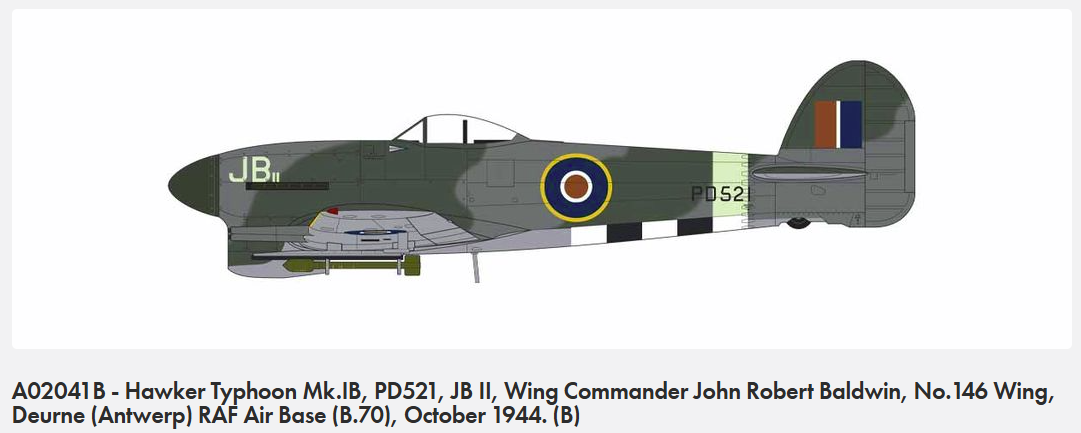 Airfix 02041B Hawker Typhoon Mk.IB 1/72 – Bild 2