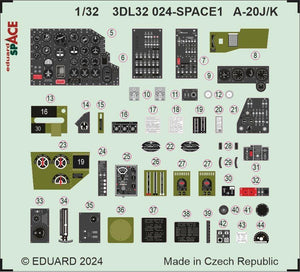 Eduard 3DL32024 A-20J/ K SPACE HONG KONG MODELS 1/32 – imagen 4