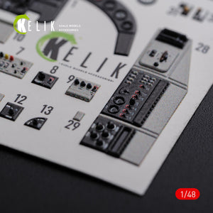 KELIK K48085 KI-21 interior 3D decals for ICM kit 1/48 – image 8