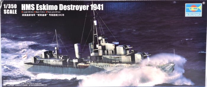 Trumpeter 05331 HMS Eskimo Destroyer 1941 1/350