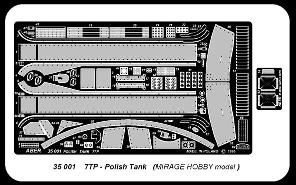 Aber 35001 Polish light tank 7TP (MIR) 1/35 – Bild 2