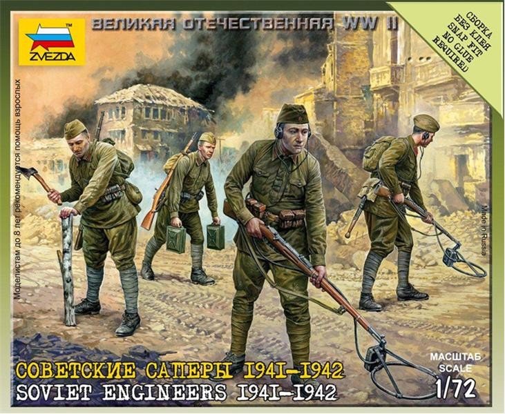 Zvezda 6108 Soviet Engineers 1941-1942 1/72