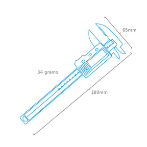 Modelcraft PGA1001 Plastic Digital LCD Caliper (100mm) – zdjęcie 5