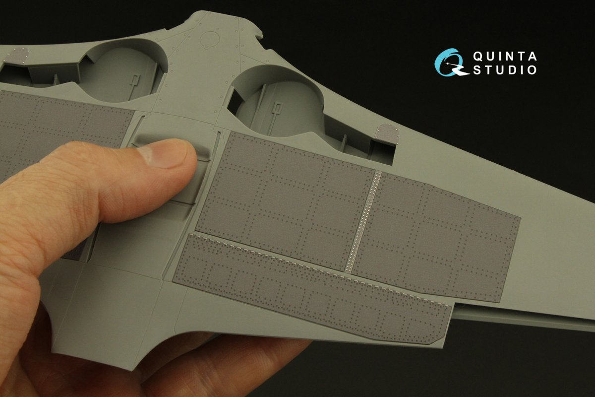 Quinta Studio QP32014 Yak-9T Flaps and Panels (ICM) 1/32 – Bild 8