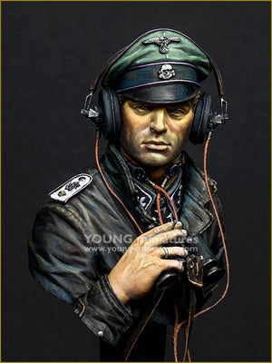 Young Miniatures YM1876 SS Panzer Commander Normandie 1944 1/10 – image 2