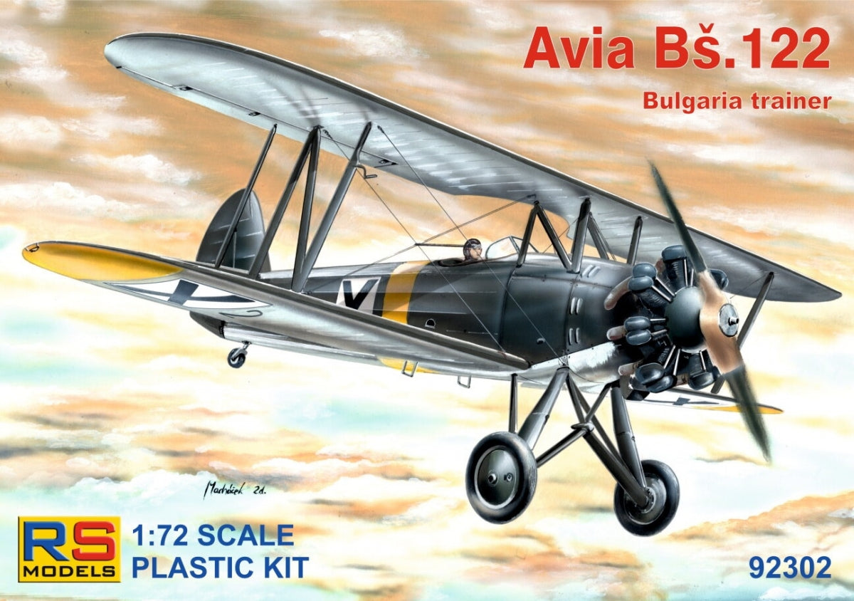 RS Models 92302 Avia Bs.122 Bulgarian Trainer from WWII 1/72 – immagine 2