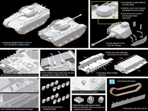 Dragon 7508 Berge-Panther mit Pz.Kpfw.IV Turm 1/72 – immagine 5
