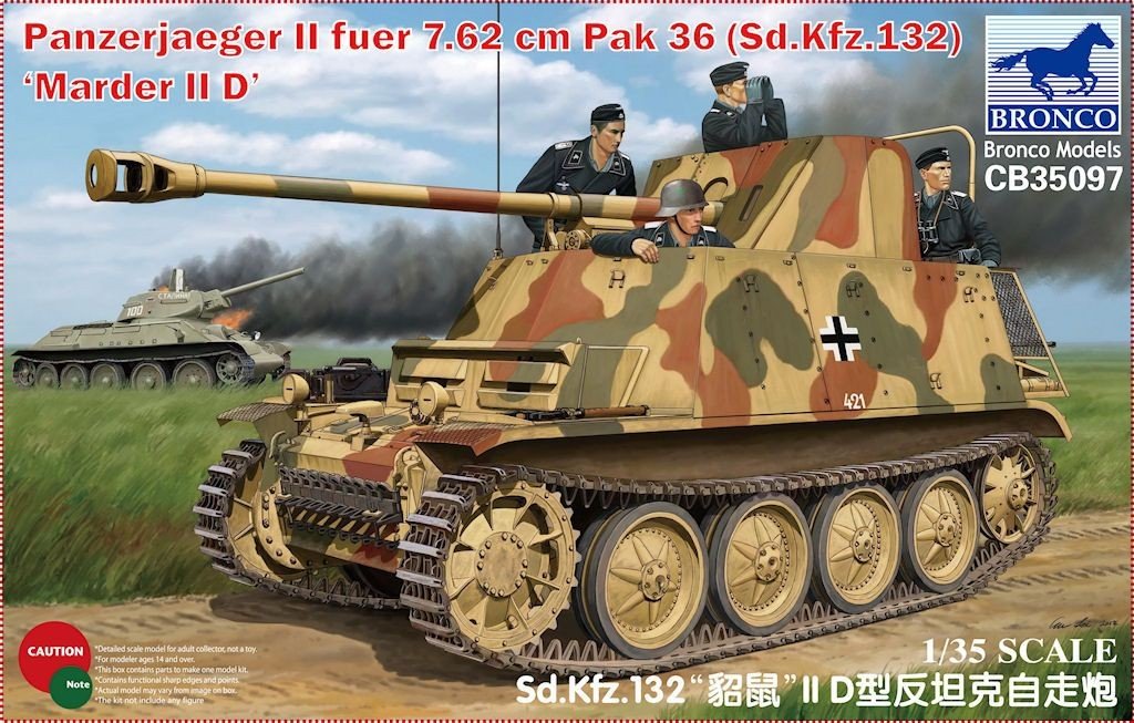 Bronco CB35097 Sd.Kfz.132 Marder IID 1/35