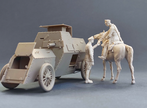 Copper State Models F35-032 Automobile russe impériale, peloton de mitrailleuses, officier d&amp;#39;ordonnance transmettant un ordre, échelle 1/35 – image 3