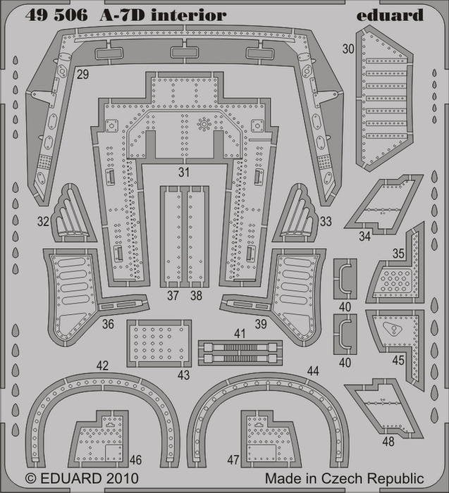 Eduard 49506 A-7D interior SA 1/48 HOBBY BOSS