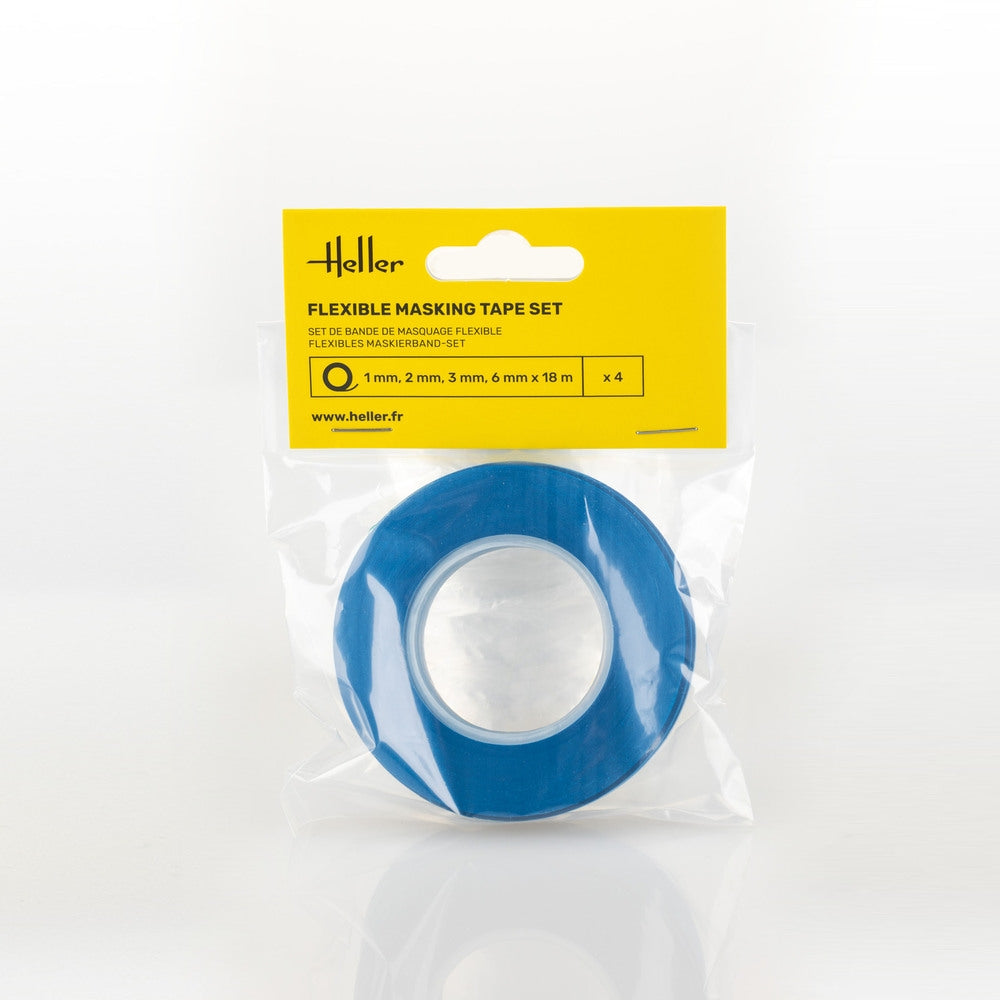 Heller 99014 Flexible masking tape set (1, 2, 3, 6 mm x 18 m) – image 2