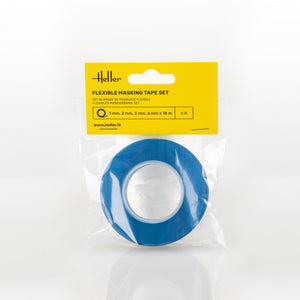 Heller 99014 Flexible masking tape set (1, 2, 3, 6 mm x 18 m) – image 2