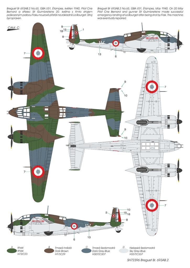 Special Hobby 72396 Breguet Br.693AB.2 &amp;#39;French Attack-Bomber&amp;#39; 1/72 – Bild 5