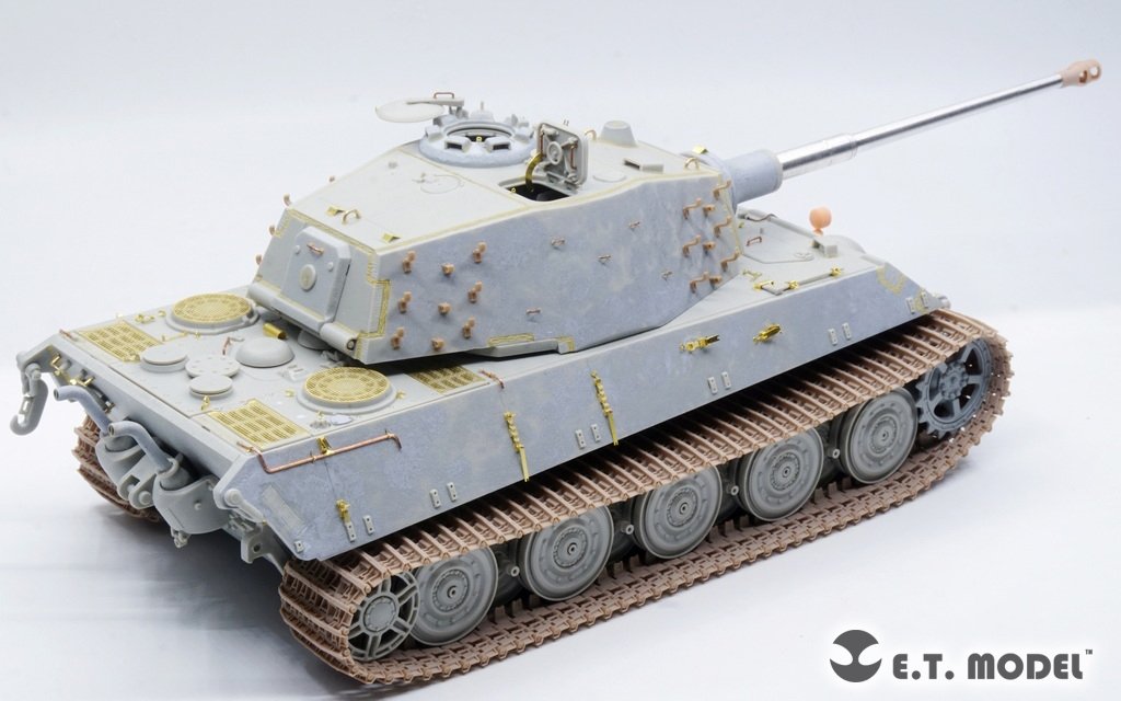 E.T. Model P35-069 WWII German KingTiger Single Workable Track (18 Teeth Late Type) ( 3D Printed ) 1/35 – imagen 9
