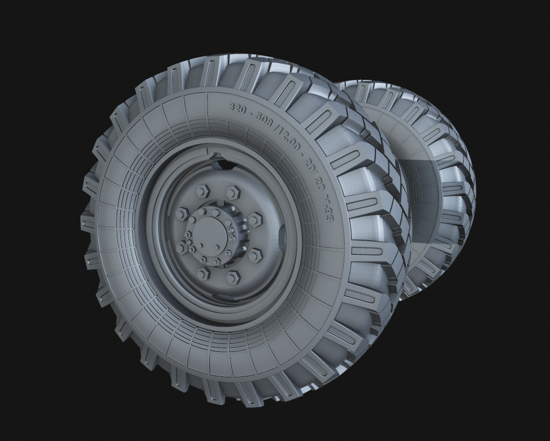 Panzer Art RE35-535 ZiL-131 road wheels 1/35 – image 4