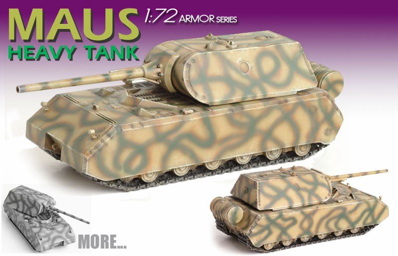 Dragon 7255 German Heavy Tank Maus 1/72 – image 4