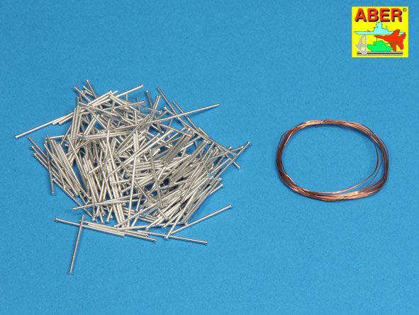 Aber 16068B Panzer IV track link pins x 200 pcs. 1/16
