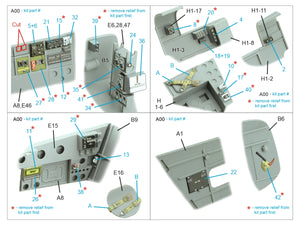 Quinta Studio QD48501 A-26C Invader 3D-Printed &amp;amp; coloured Interior on decal paper (ICM) 1/48 – Bild 3