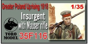 ToRo Model 35F116 Powstanie Wielkopolskie 1918 - Powstaniec z Karabinem / Greater Poland Uprising 1918 Insurgent with Mauser rifle 1/35 – imagen 2