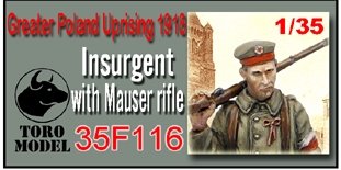ToRo Model 35F116 Powstanie Wielkopolskie 1918 - Powstaniec z Karabinem / Greater Poland Uprising 1918 Insurgent with Mauser rifle 1/35 – imagen 2