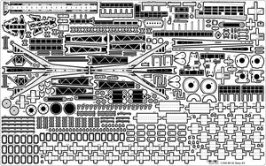Pontos 35024FB USS BB-35 Texas 1945 Detail up set (20B Deck Blue Decl) 1/350 – Bild 13