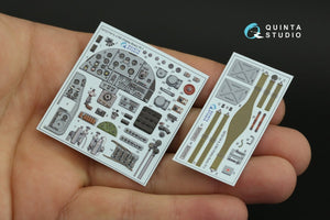 Quinta Studio QD32154 IL-2M3 3D-Printed &amp;amp; coloured Interior on decal paper (Hobby Boss) 1/32 – immagine 2