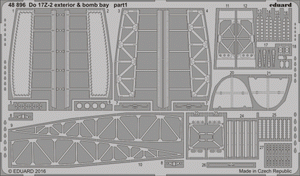 Eduard 48896 Do 17Z-2 exterior &amp;amp; bomb bay ICM 1/48