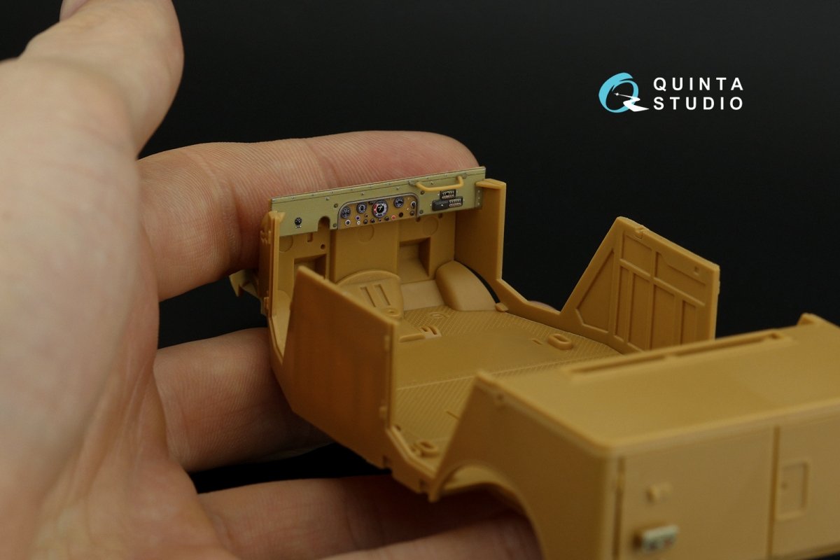 Quinta Studio QD35070 Mercedes-Benz L1500A 3D-Printed &amp;amp; coloured Interior on decal paper (ICM) 1/35 – immagine 10