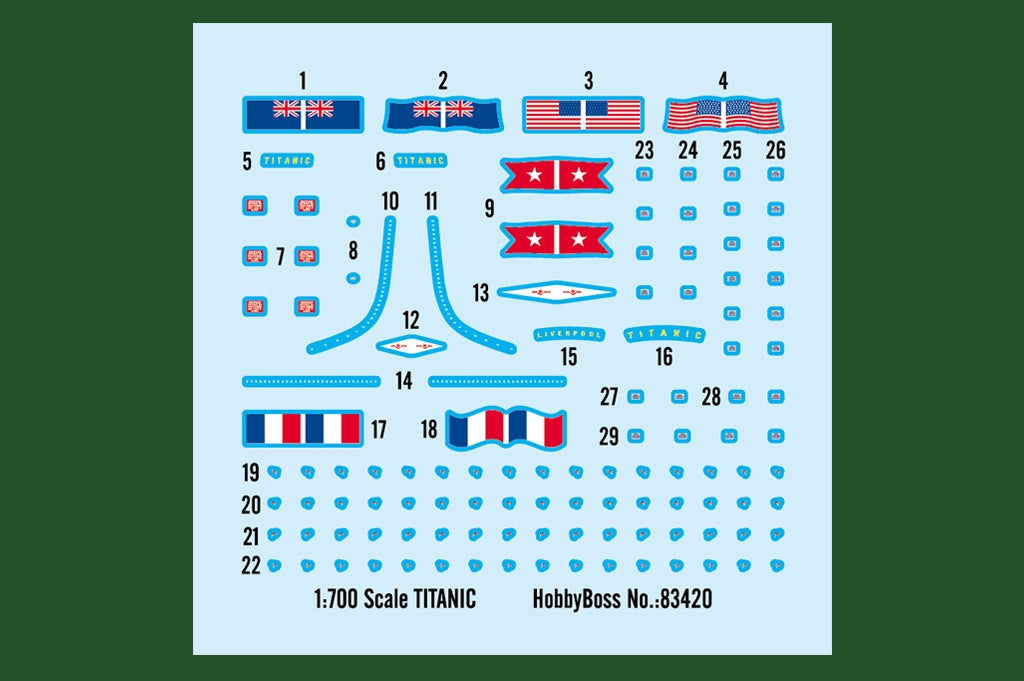 Hobby Boss 83420 Titanic 1/700 – zdjęcie 4