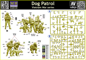 Master Box 35238 Dog Patrol Vietnam War Series 1/35 – imagen 2