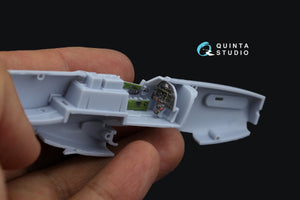 Quinta Studio QD72140 P-51D late 3D-Printed coloured Interior on decal paper (Airfix) 1/72 – Bild 10