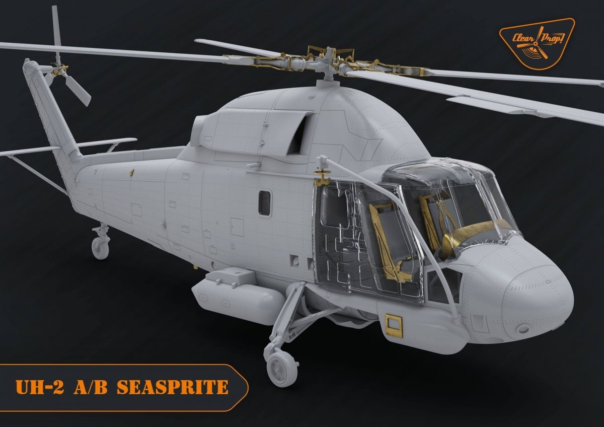 Clear Prop! CP72002 UH-2 A/B Seasprite ADVANCED KIT 1/72 – image 4