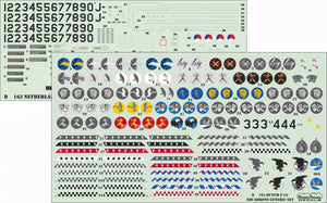 ModelMaker Decals D48164 Dutch F-16 Squadrons - generic set 1/48 – imagen 2