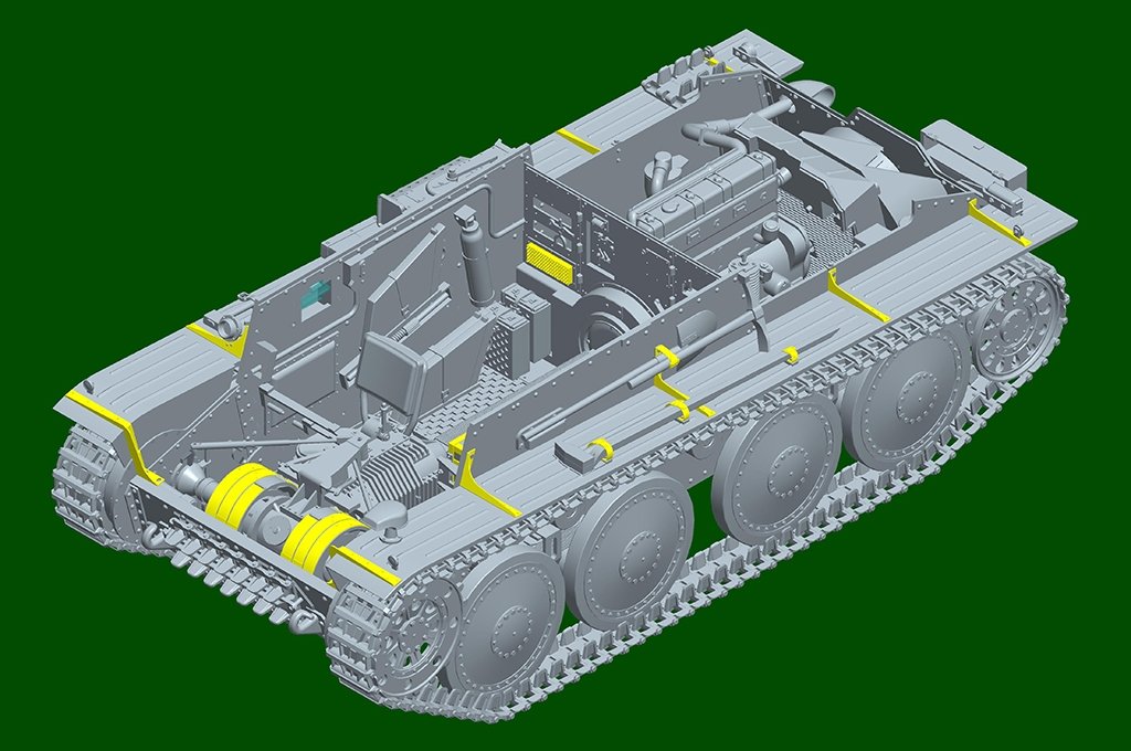 Hobby Boss 82603 38(t) tank E/F type 1/16 – immagine 12