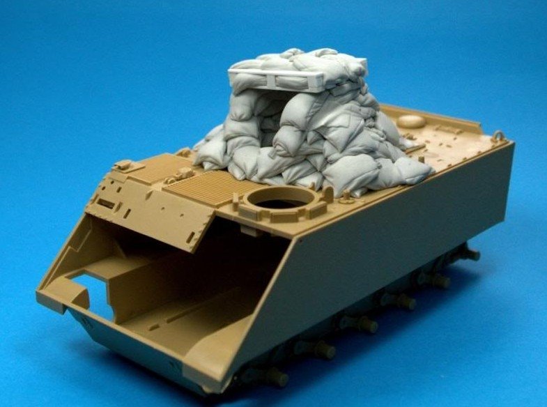 Panzer Art RE35-232 Blindage sable pour véhicule blindé de transport de troupes M113 de Tsahal (version lourde) 1/35 – image 3