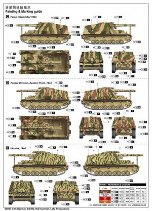 Trumpeter 00953 German Sd.Kfz.165 Hummel Late Production 1/16 – Bild 3