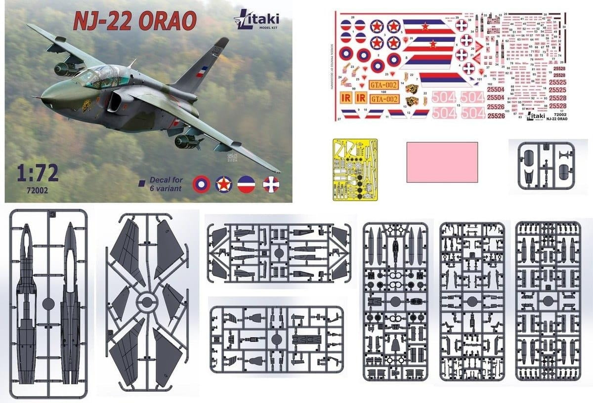 Litaki 72002 NJ-22 ORAO two seat atack aircraft 1/72 – Bild 2