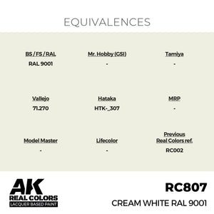 AK Interactive RC807 Blanc crème RAL 9001 17 ml – image 3