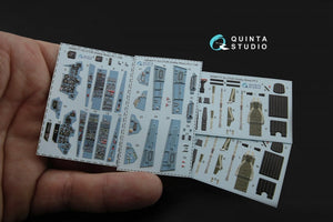 Quinta Studio QD48171 Su-27UB 3D-Printed &amp;amp; coloured Interior on decal paper (for HobbyBoss kit) 1/48 – zdjęcie 2