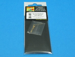 Aber 35L-092 Jeu de 4 canons pour mitrailleuses allemandes MG42 sans chemise (1/35) – image 3