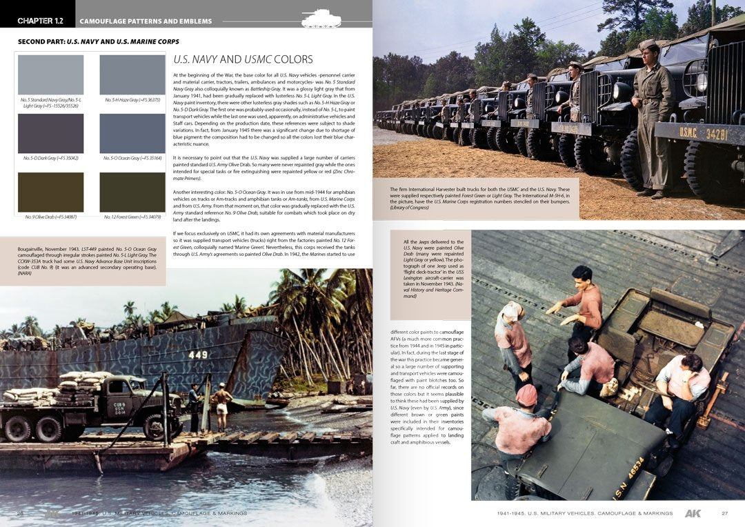 AK Interactive AK642 AMERICAN MILITARY VEHICLES – CAMOUFLAGE PROFILE GUIDE – zdjęcie 10